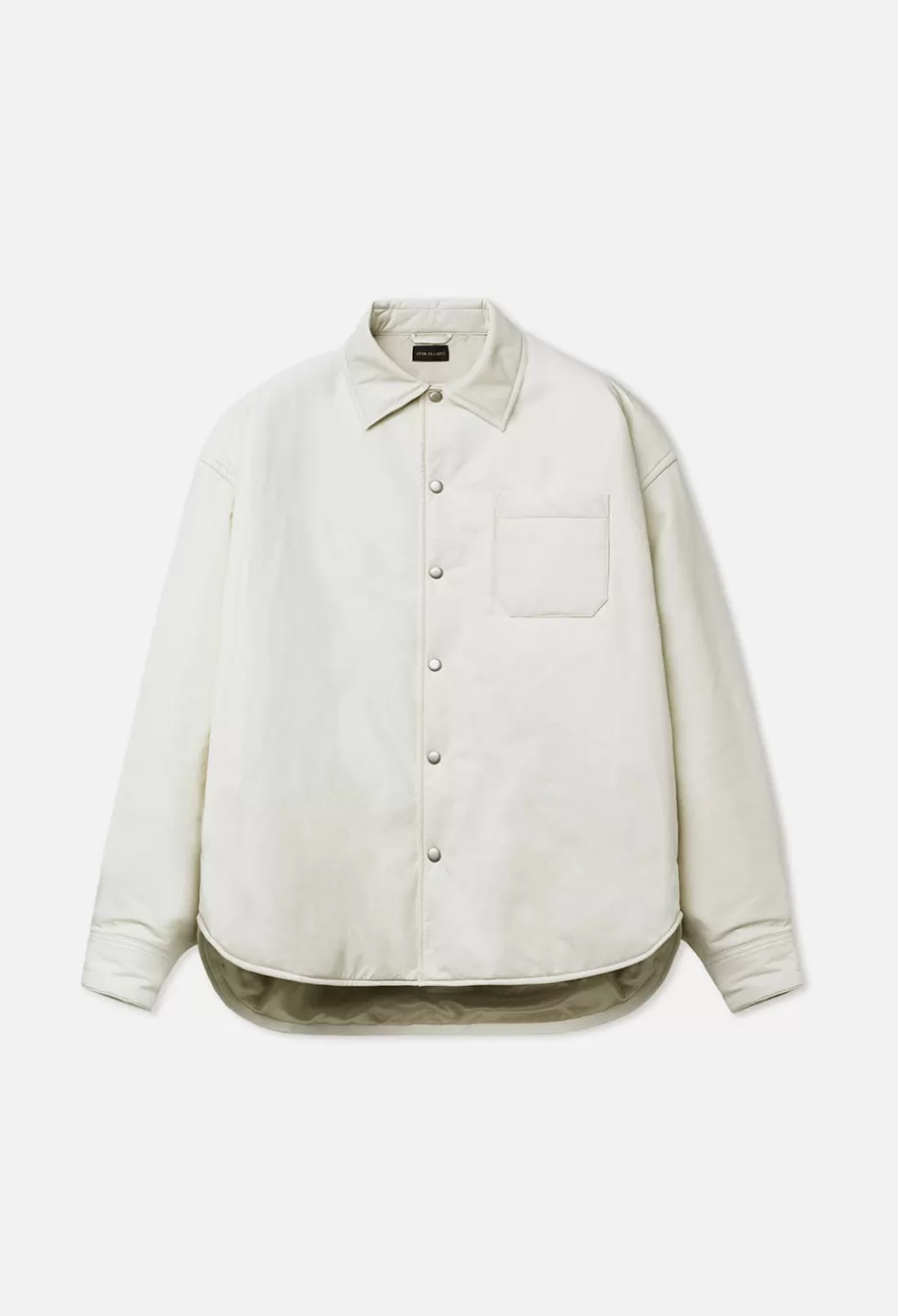 Store JOHN ELLIOTT Leather Scout Overshirt Ivory