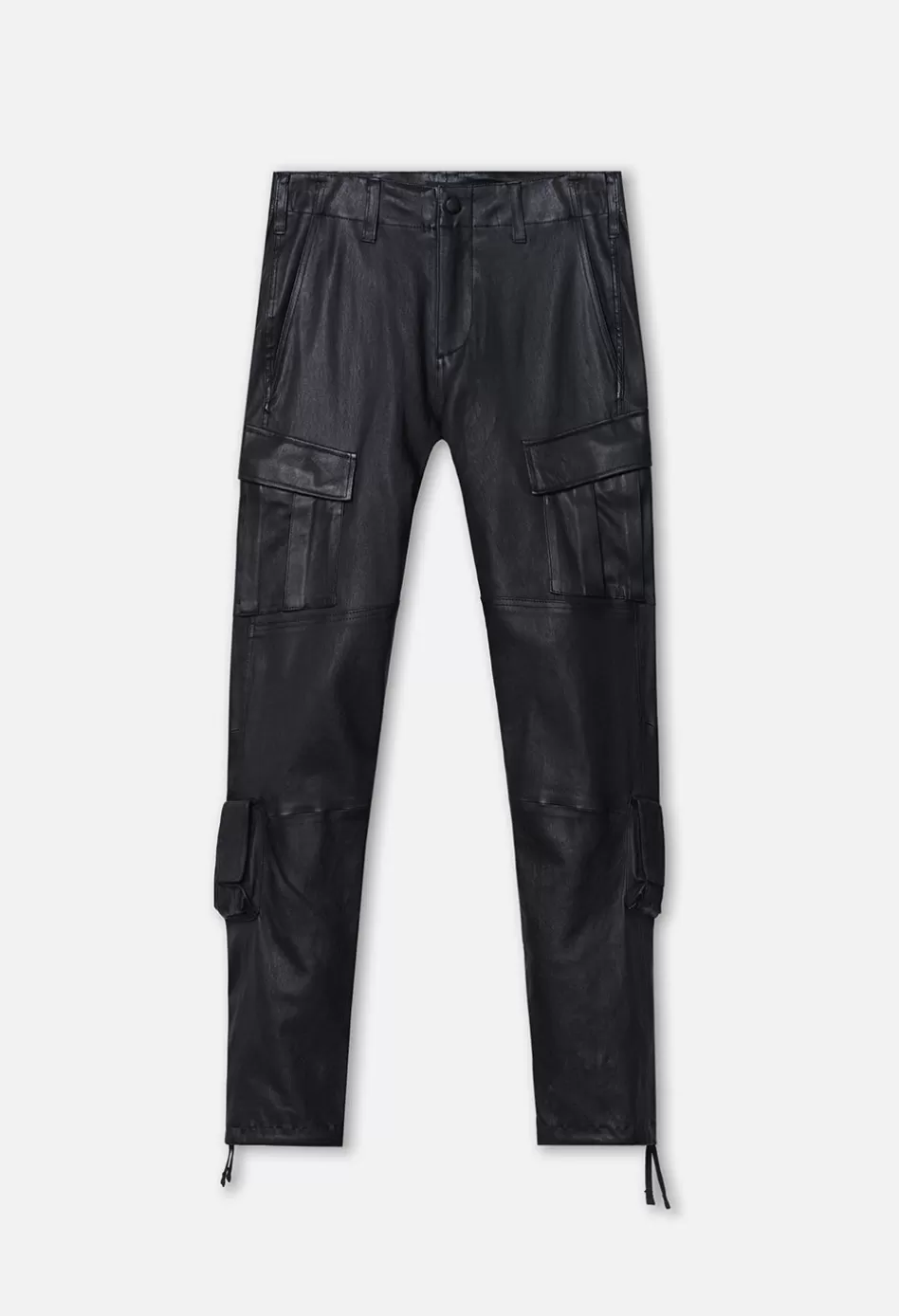 Hot JOHN ELLIOTT Leather Slim Tactical Cargo Black