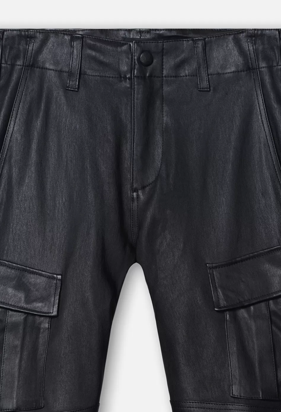 Hot JOHN ELLIOTT Leather Slim Tactical Cargo Black