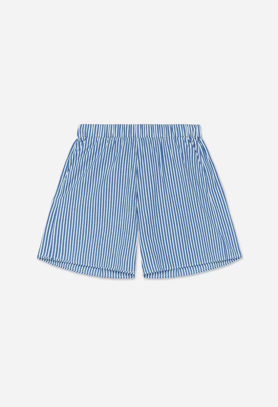 New JOHN ELLIOTT Leisure Poplin Short BlueXWhite