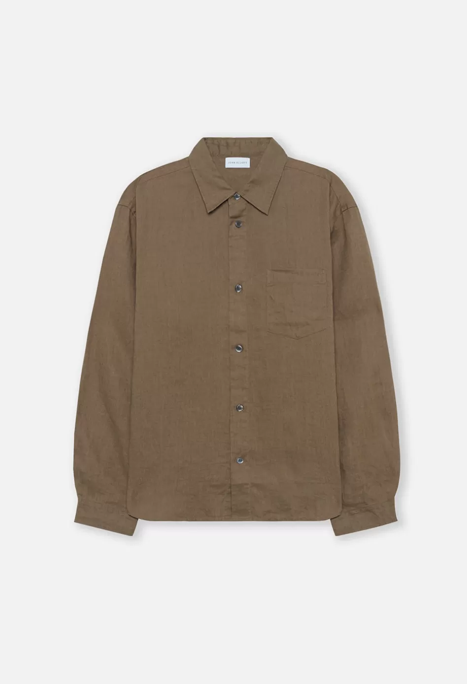 Cheap JOHN ELLIOTT Linen Cloak Button Up Brown