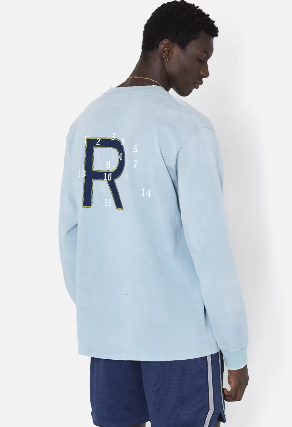 New JOHN ELLIOTT Ls Dinghy Tee WashedSky