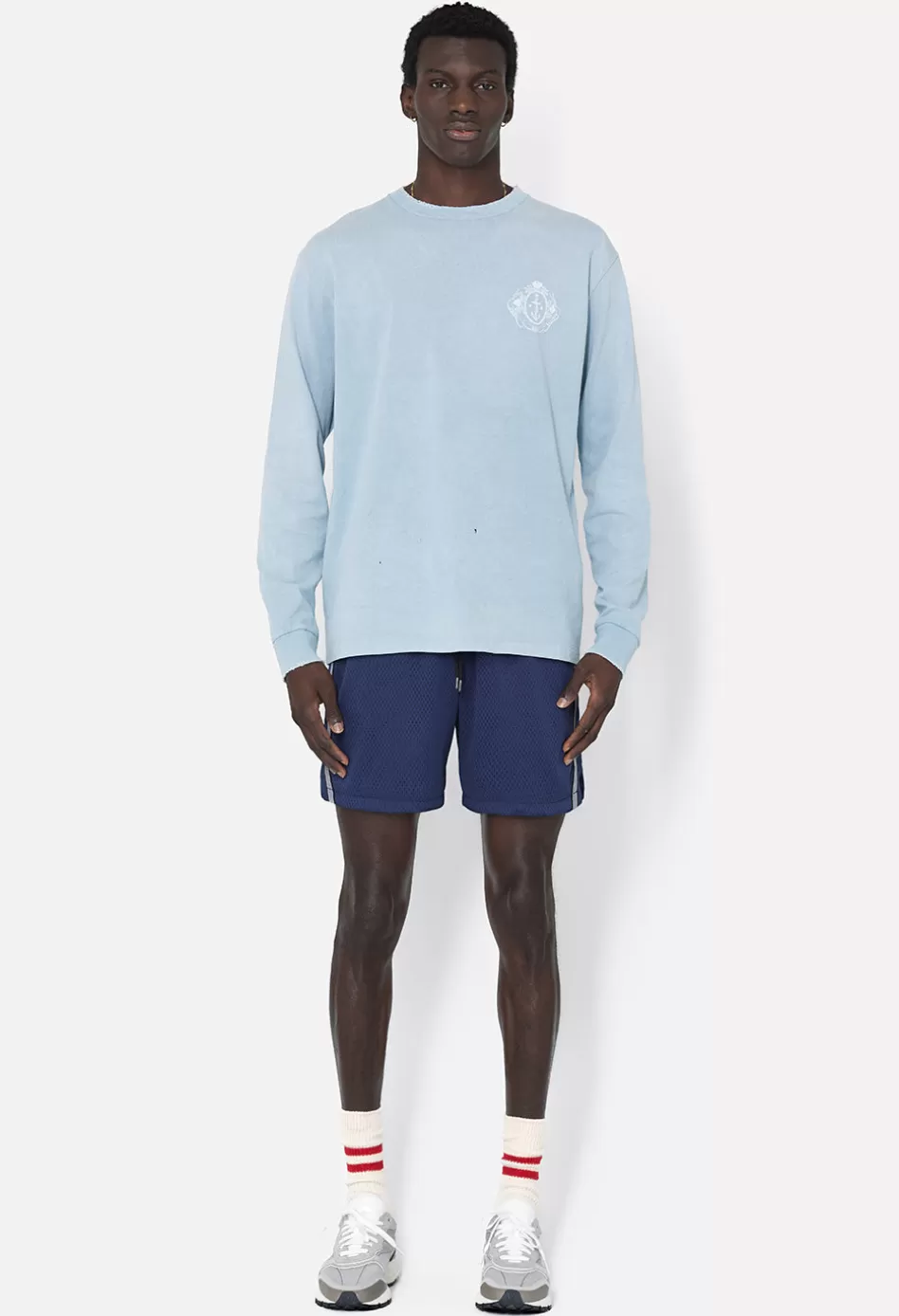 New JOHN ELLIOTT Ls Dinghy Tee WashedSky