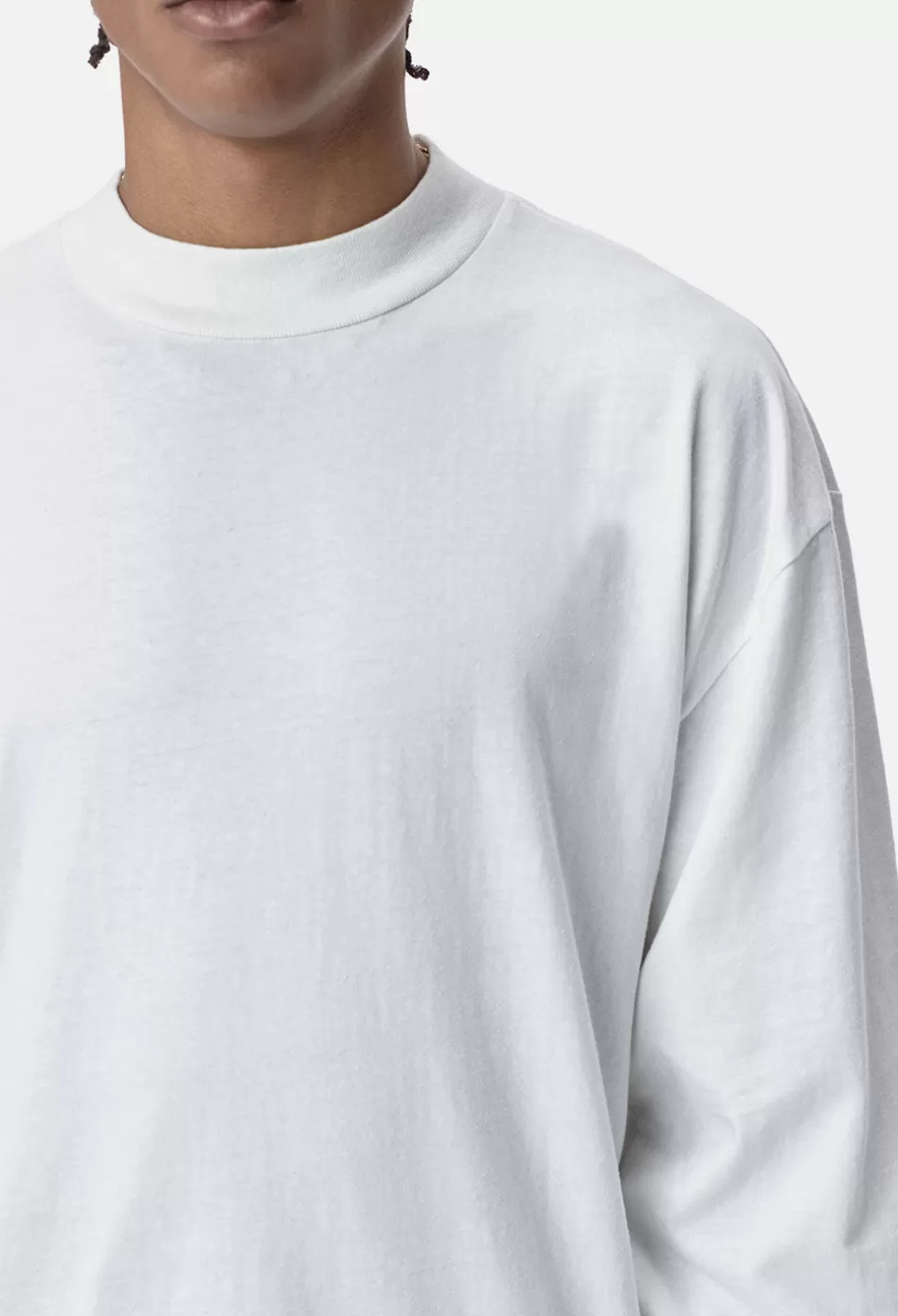 Cheap JOHN ELLIOTT 900 LS Mock Tee White