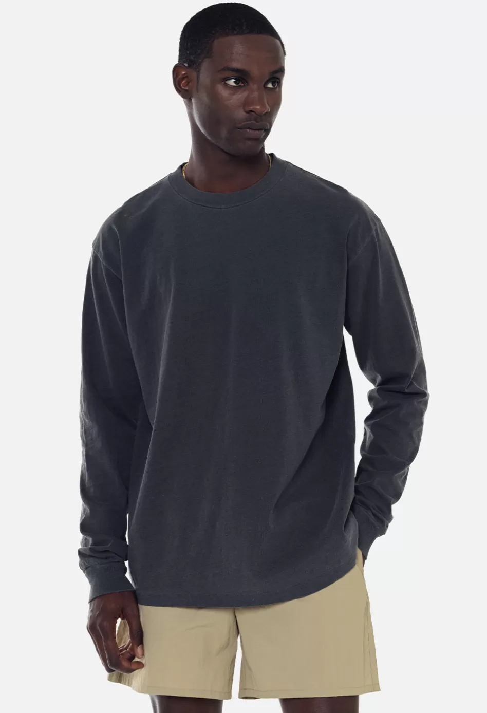 Cheap JOHN ELLIOTT LS University Tee WashedBlack