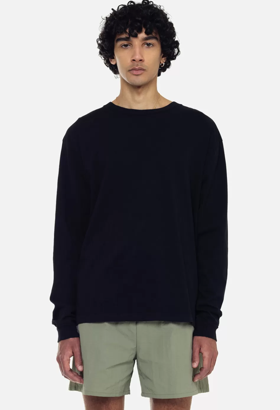 Discount JOHN ELLIOTT LS University Tee Black