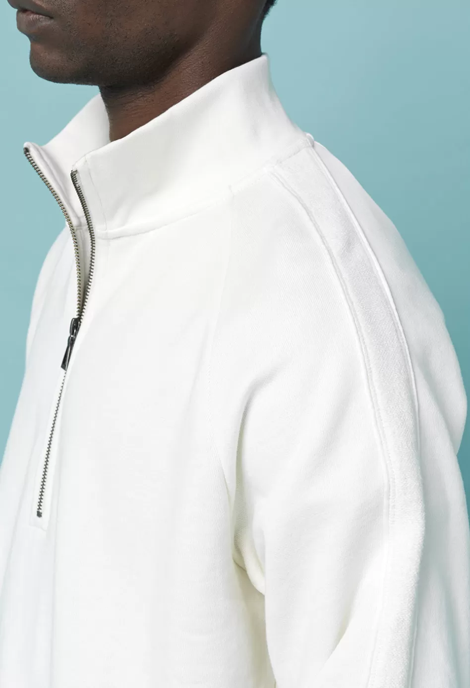 Shop JOHN ELLIOTT Munich Half Zip Salt