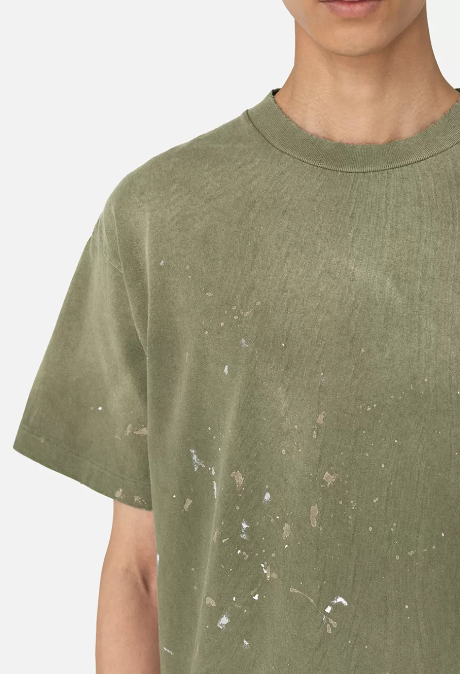 New JOHN ELLIOTT Odeon Tee VintageOlive