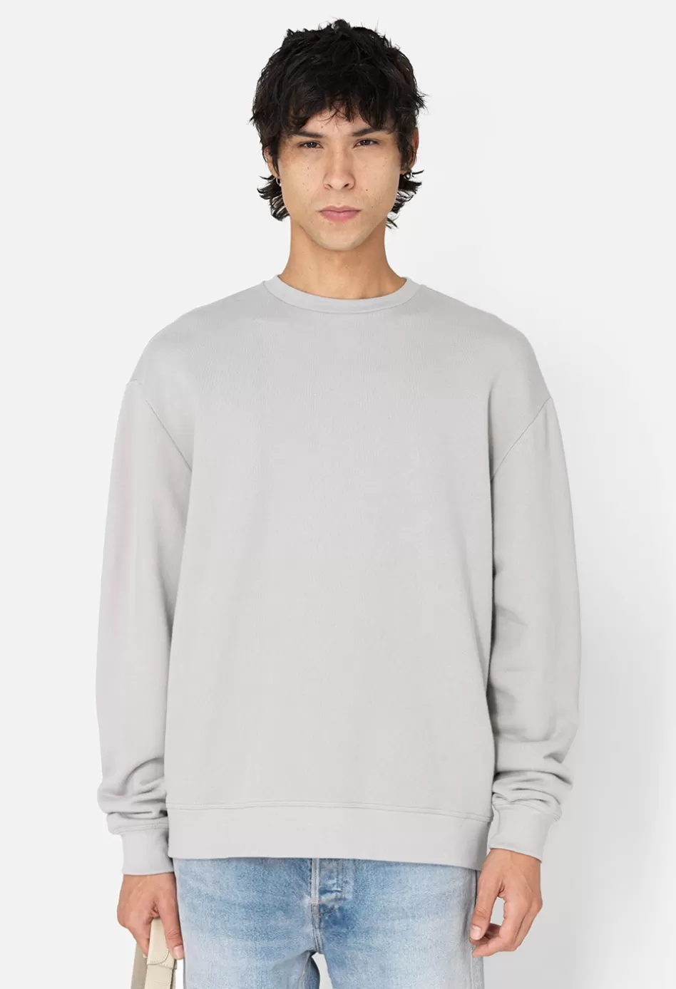 Fashion JOHN ELLIOTT Oversized Crewneck Pullover Plaster