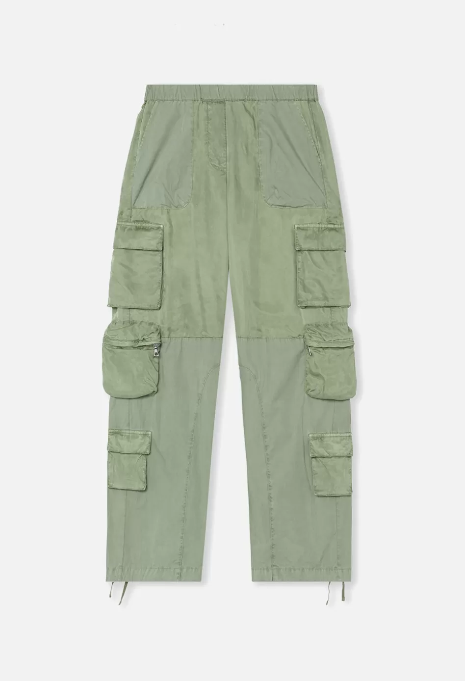 Shop JOHN ELLIOTT Oversized Parachute Cargo WashedOlive