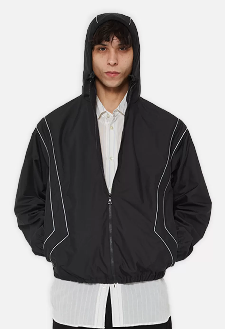 Hot JOHN ELLIOTT Paneled Nylon Anorak Black