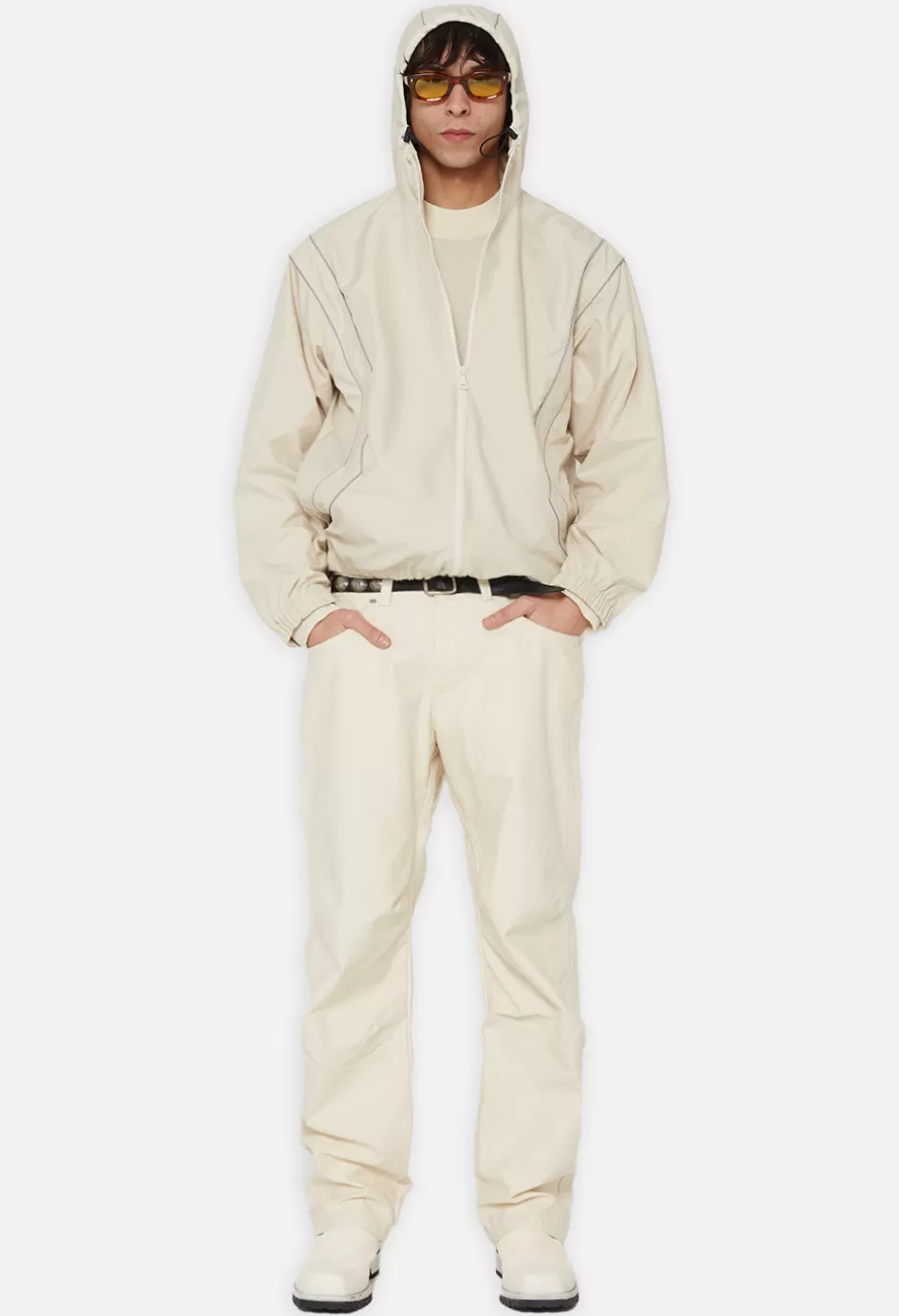 Discount JOHN ELLIOTT Paneled Nylon Anorak Ivory