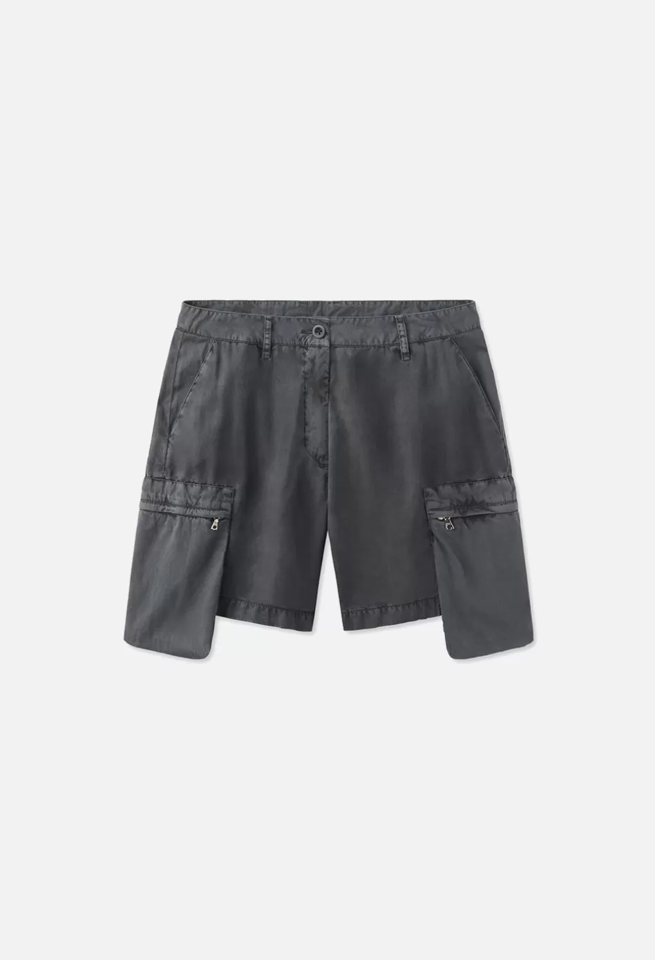 Flash Sale JOHN ELLIOTT Paneled Utility Short WashedBlack