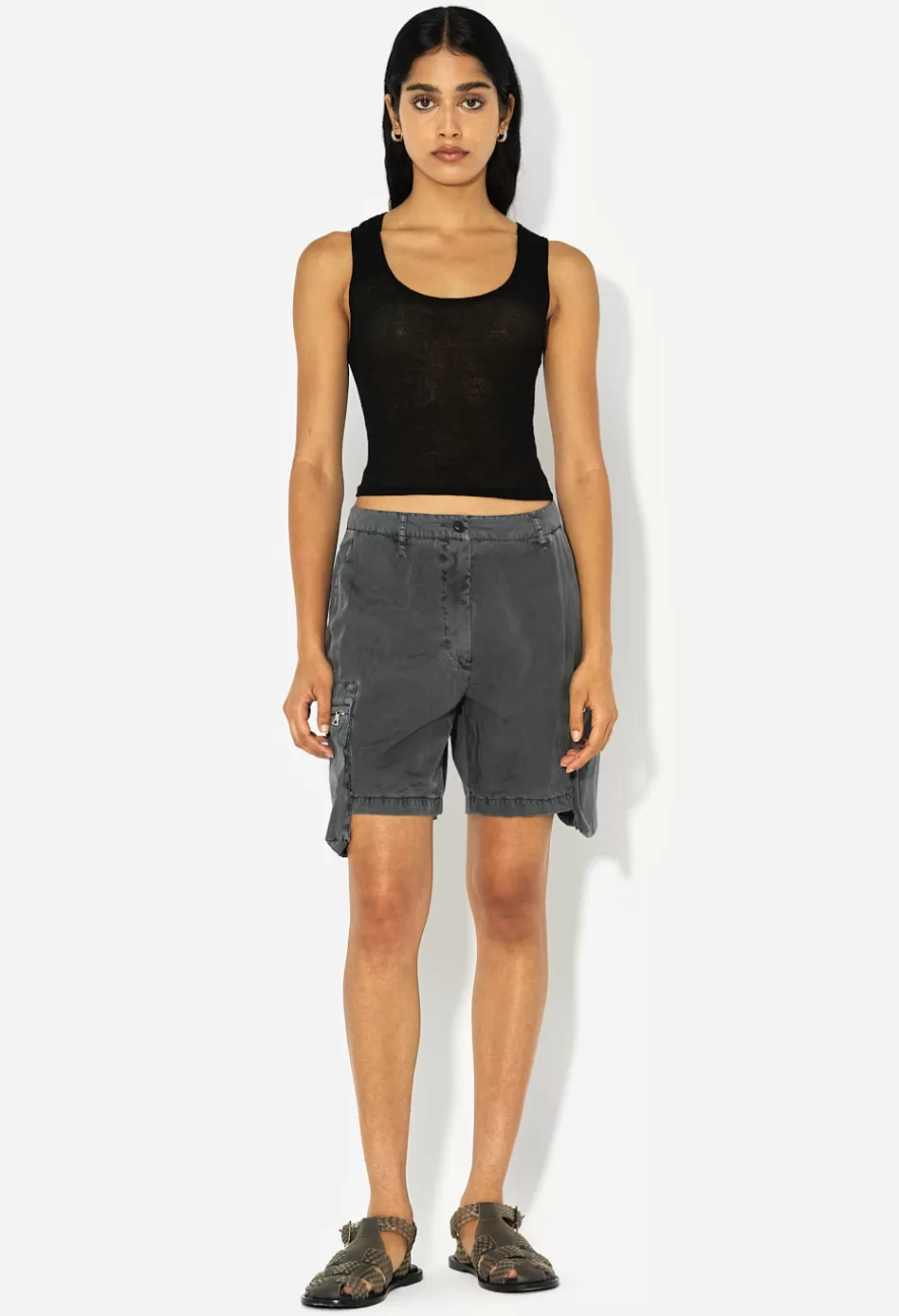 Flash Sale JOHN ELLIOTT Paneled Utility Short WashedBlack