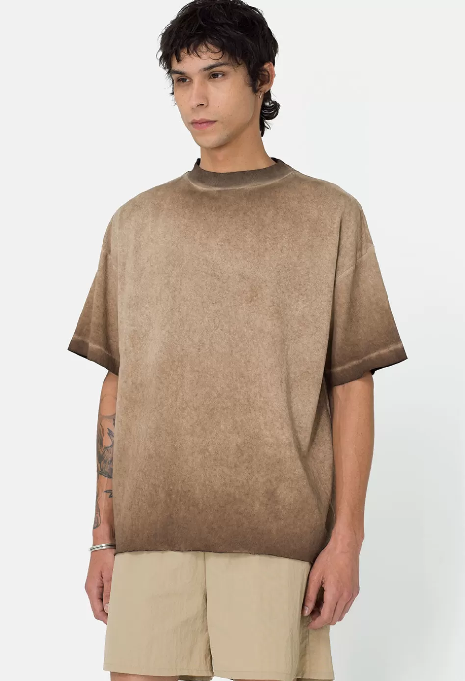 Sale JOHN ELLIOTT Phoenix Tee OilWashChocolate