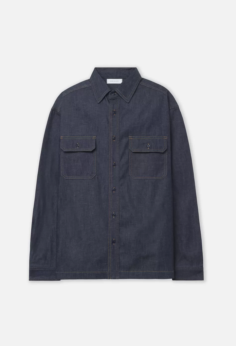 Cheap JOHN ELLIOTT Princeton Work Shirt DarkIndigo