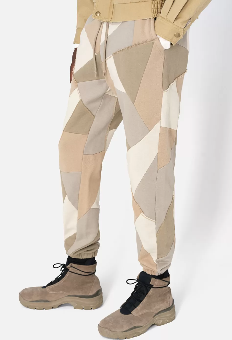 Cheap JOHN ELLIOTT Quilted Sweats Tan