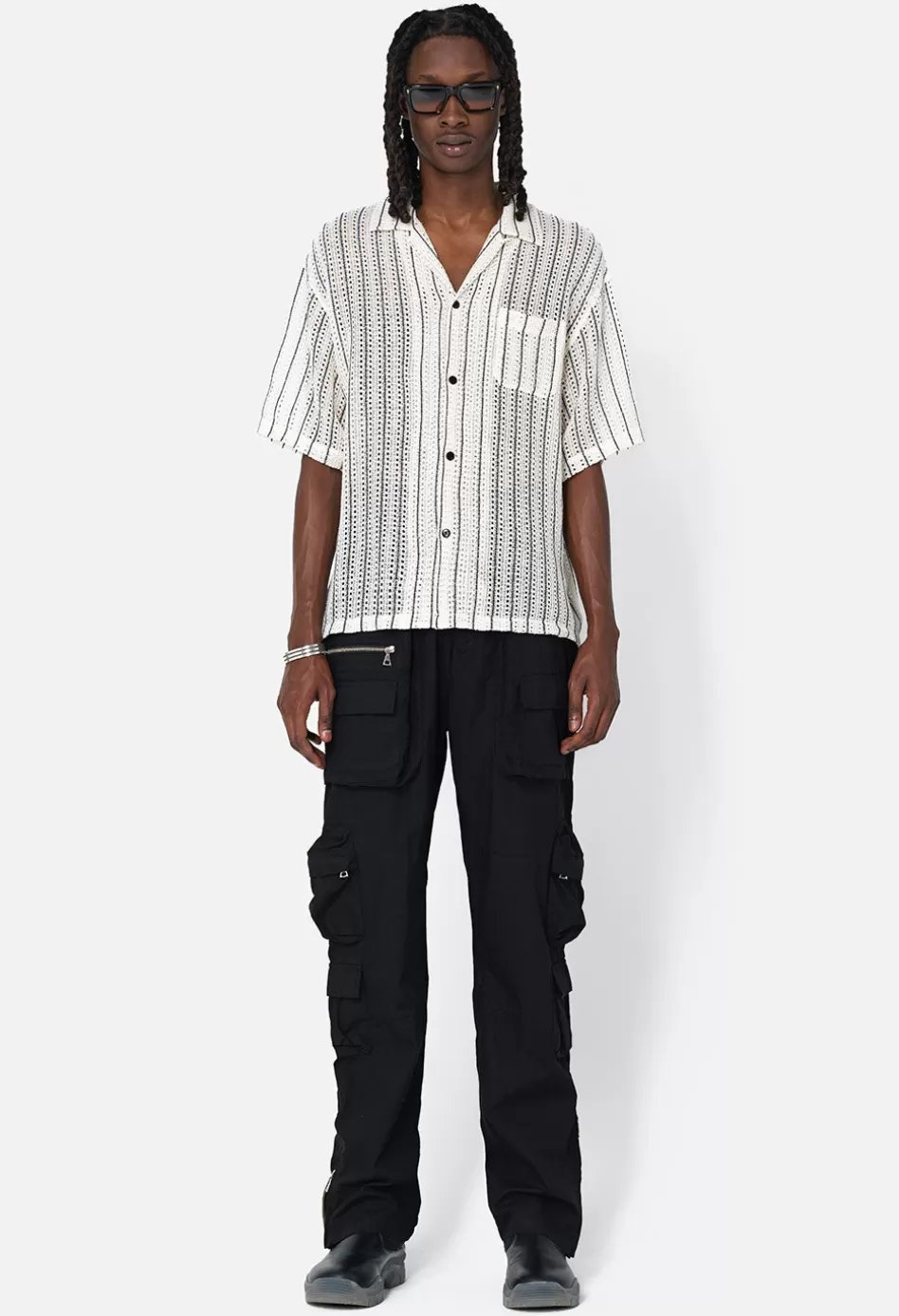 Sale JOHN ELLIOTT Rana Camp Shirt Salt