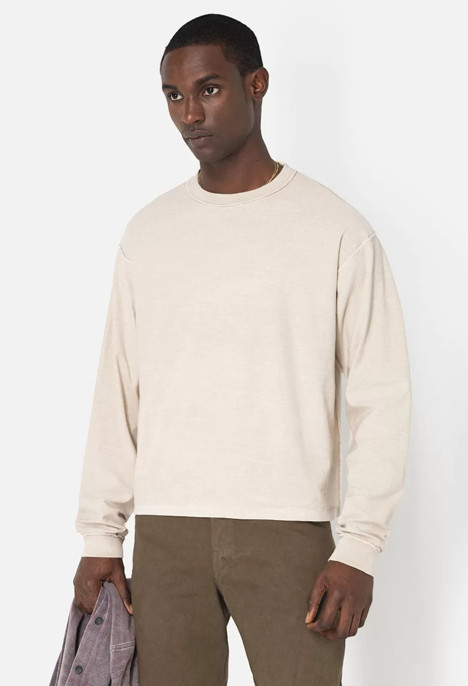 Online JOHN ELLIOTT Reversed Cropped LS Tee WashedDust