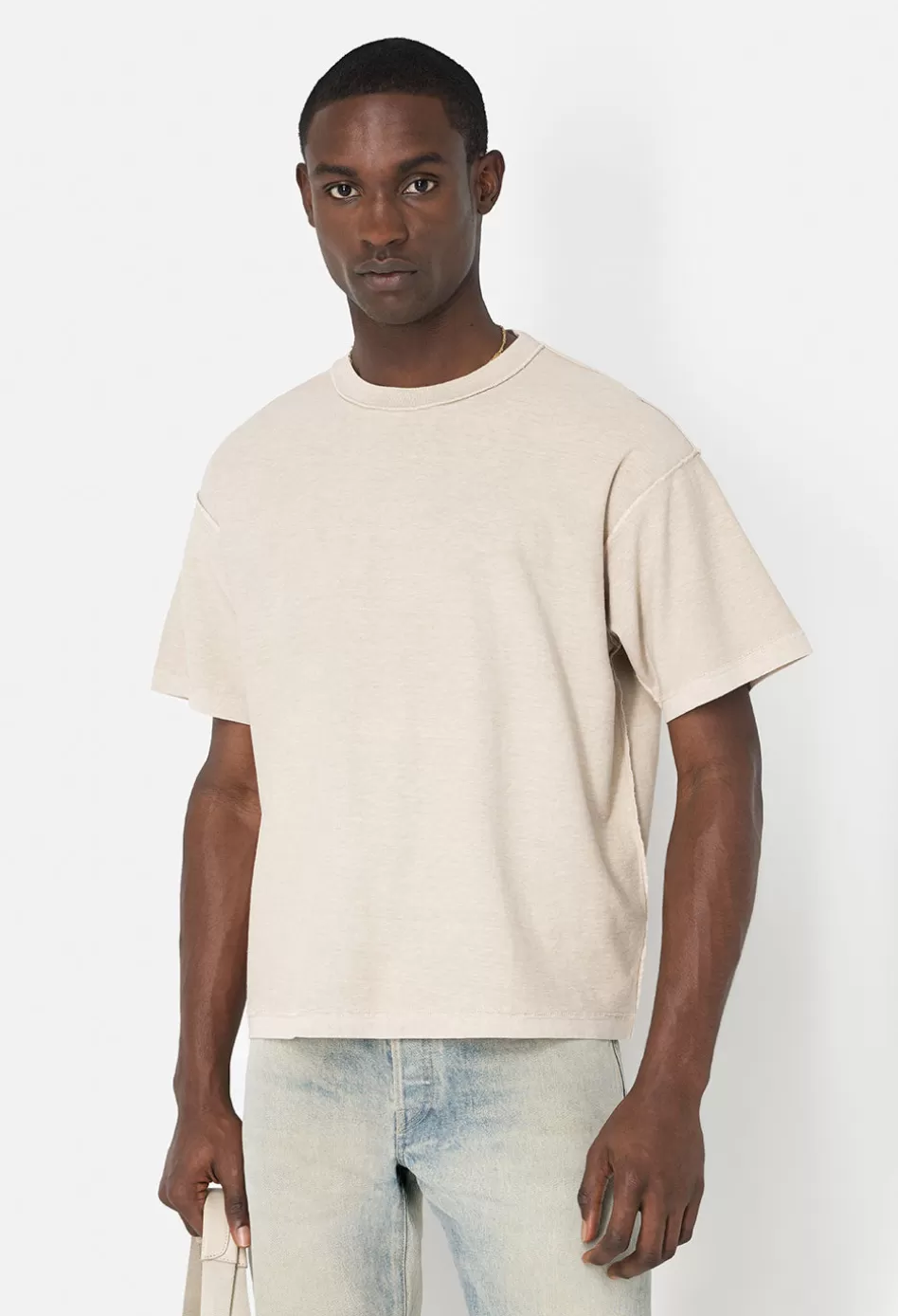 Online JOHN ELLIOTT Reversed Cropped Tee Dust