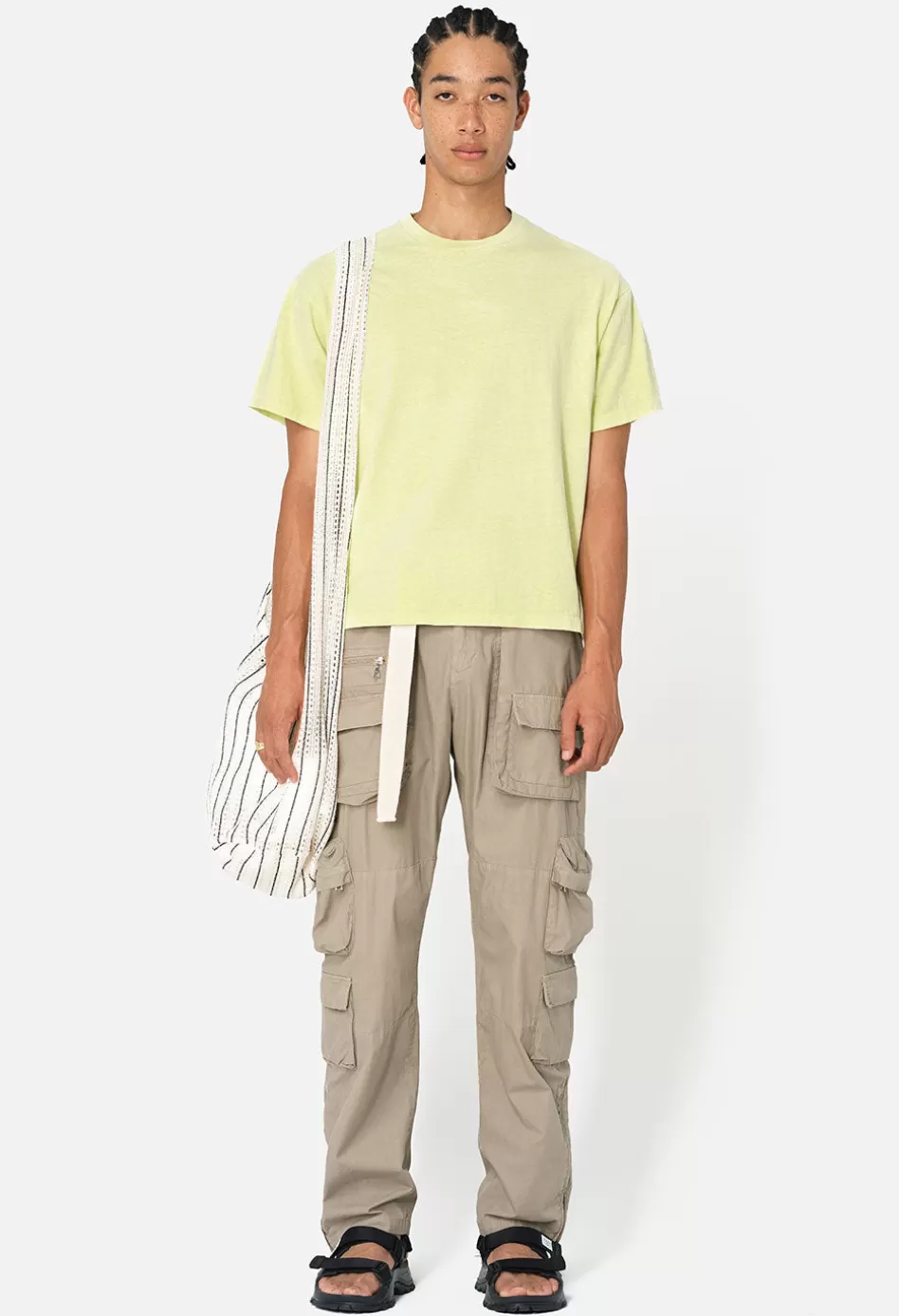 Cheap JOHN ELLIOTT Riviera Cropped Tee Citrus