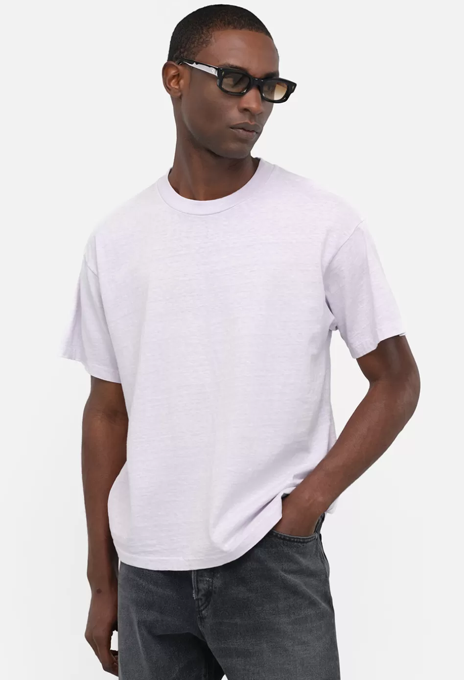 Flash Sale JOHN ELLIOTT Riviera Cropped Tee WashedLilac