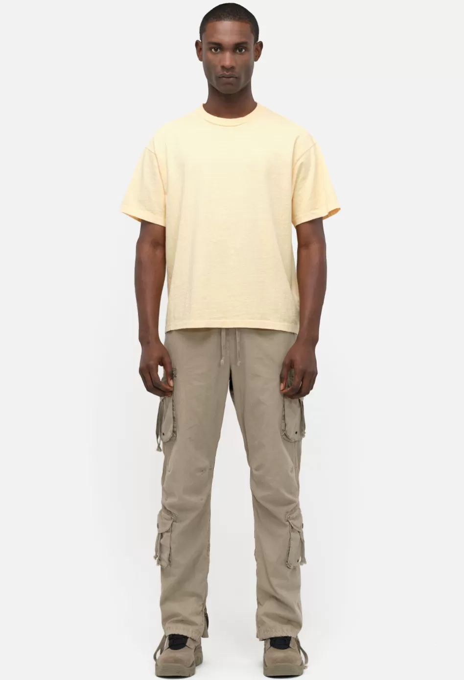 Cheap JOHN ELLIOTT Riviera Cropped Tee WashedCitrus