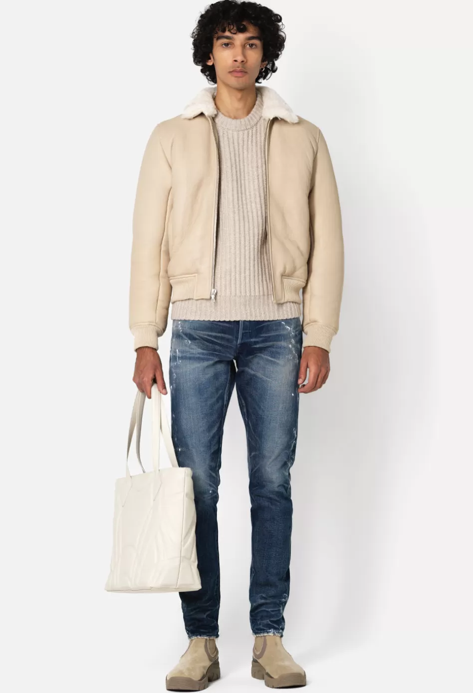Online JOHN ELLIOTT Shearling Teddy Jacket/ EmailWe'll email you when this product becomes available. Natural