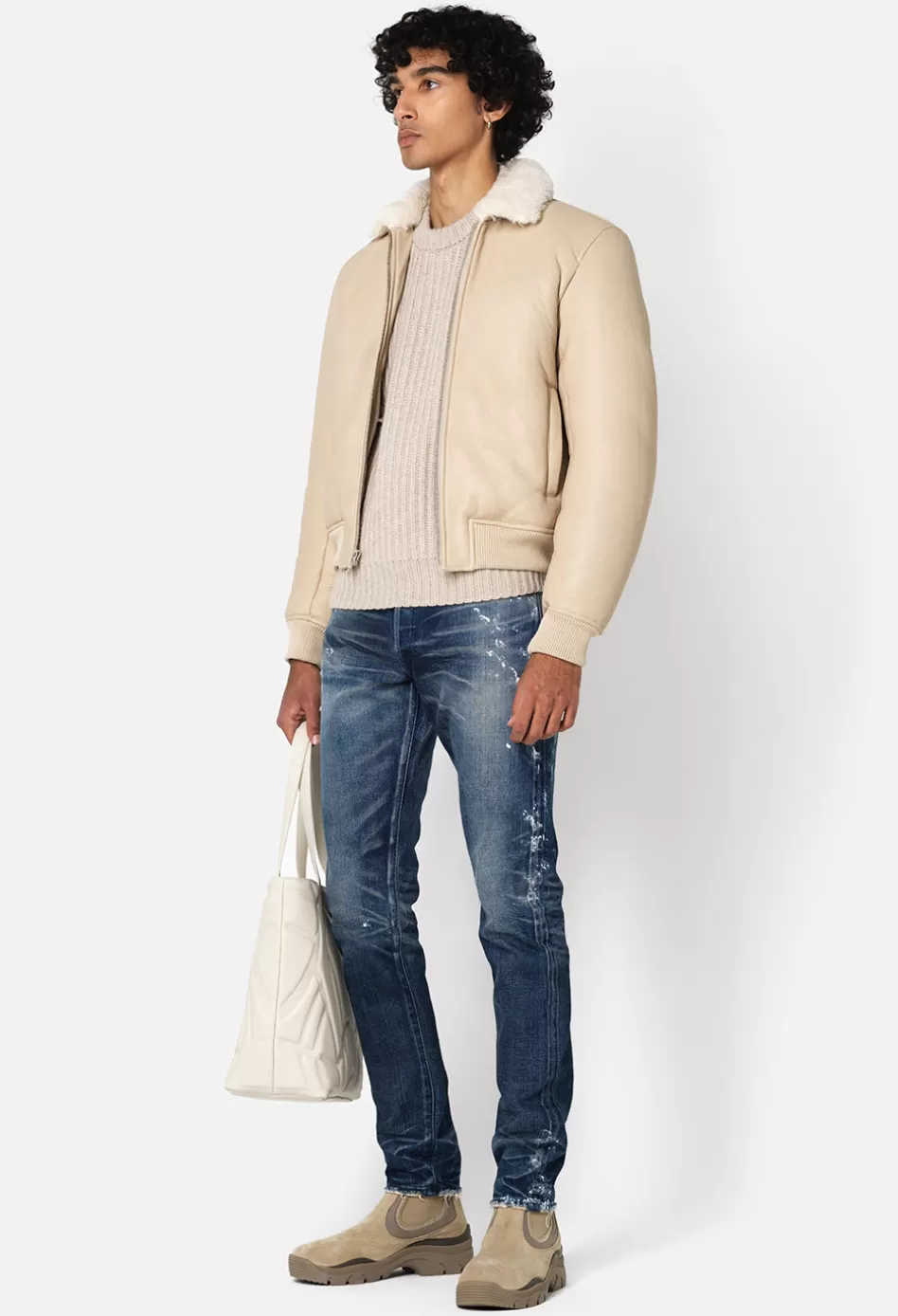 Online JOHN ELLIOTT Shearling Teddy Jacket/ EmailWe'll email you when this product becomes available. Natural