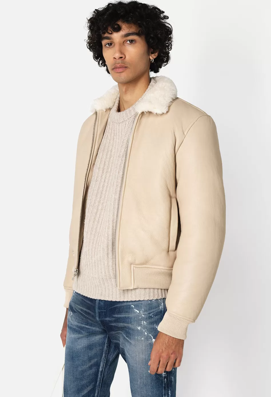 Online JOHN ELLIOTT Shearling Teddy Jacket/ EmailWe'll email you when this product becomes available. Natural