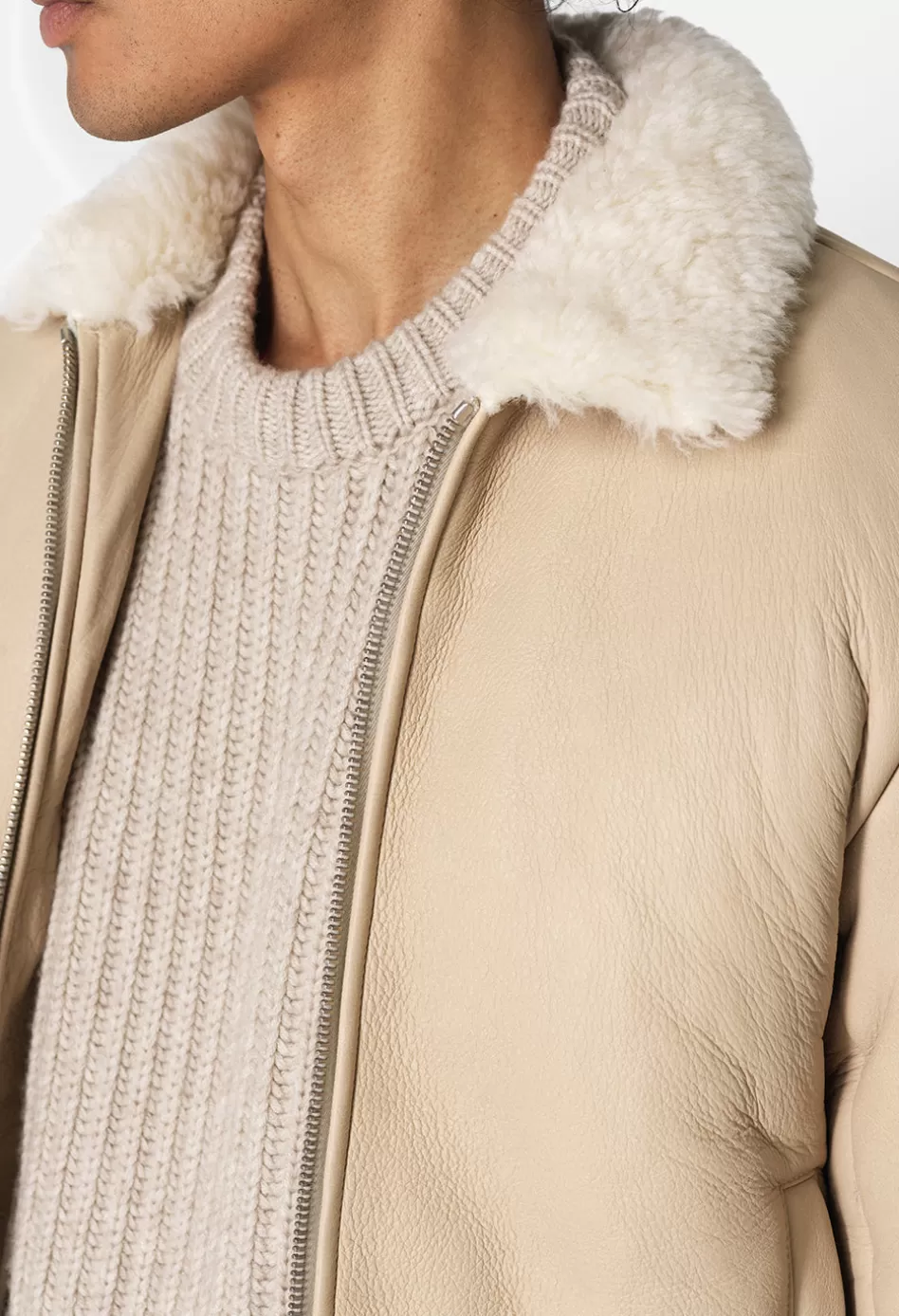 Online JOHN ELLIOTT Shearling Teddy Jacket/ EmailWe'll email you when this product becomes available. Natural