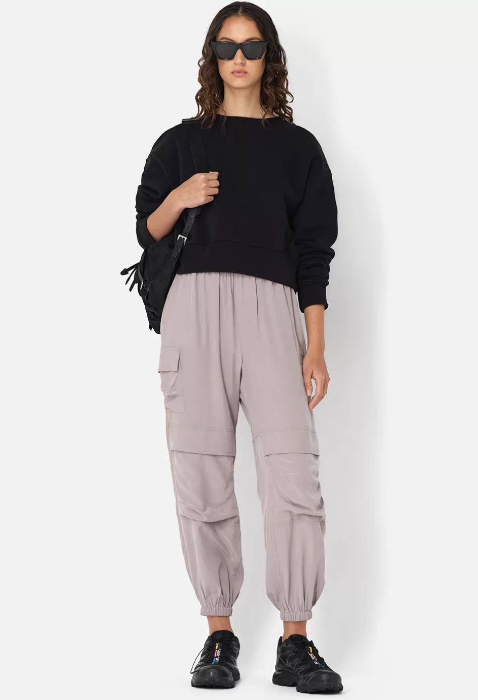 Cheap JOHN ELLIOTT Silk Himalayan Pants Thistle