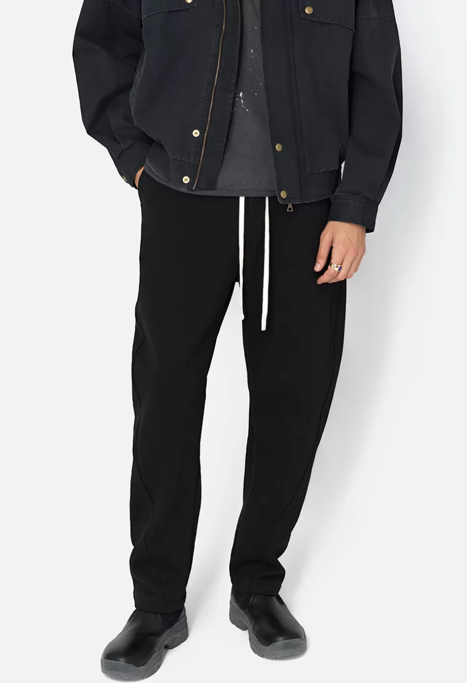 Cheap JOHN ELLIOTT Studio Fleece Sendai Sweats Black