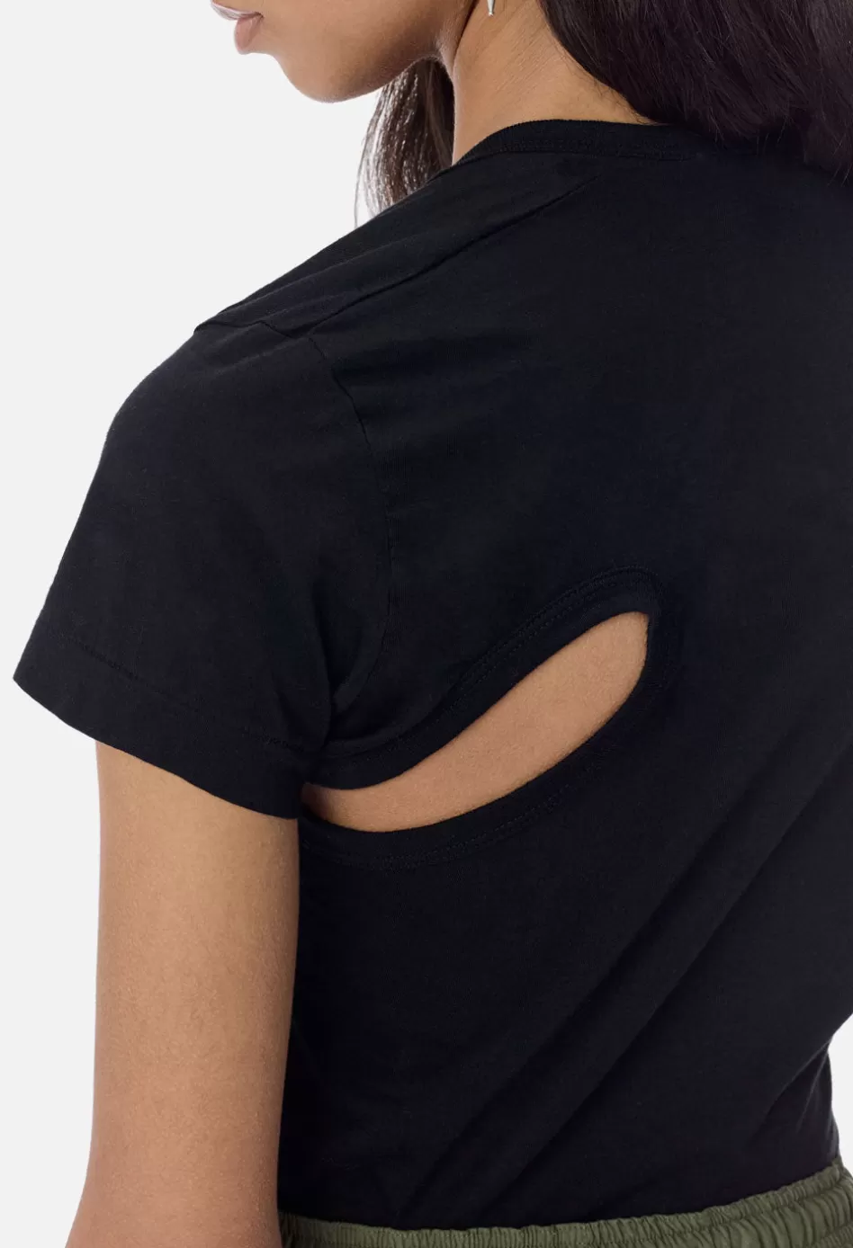 Sale JOHN ELLIOTT Supima Asymmetrical Tee Black