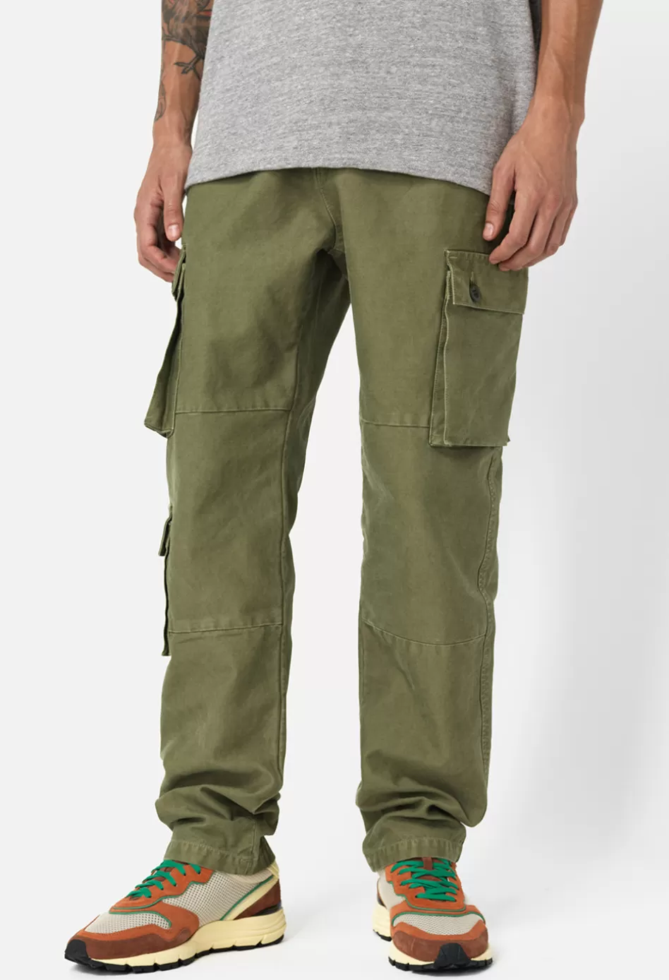 Sale JOHN ELLIOTT Techno Utility Cargo Pant Olive