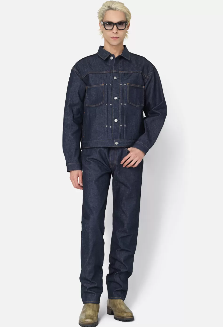 Fashion JOHN ELLIOTT Thumper Jacket Type II RawIndigo