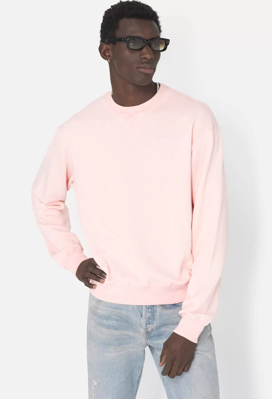 Cheap JOHN ELLIOTT Vintage Fleece Crew Lotus