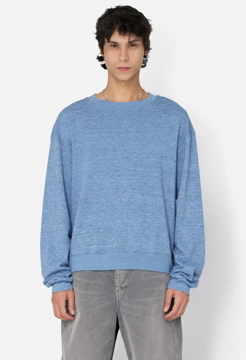 Online JOHN ELLIOTT Vintage Melange Crew Indigo