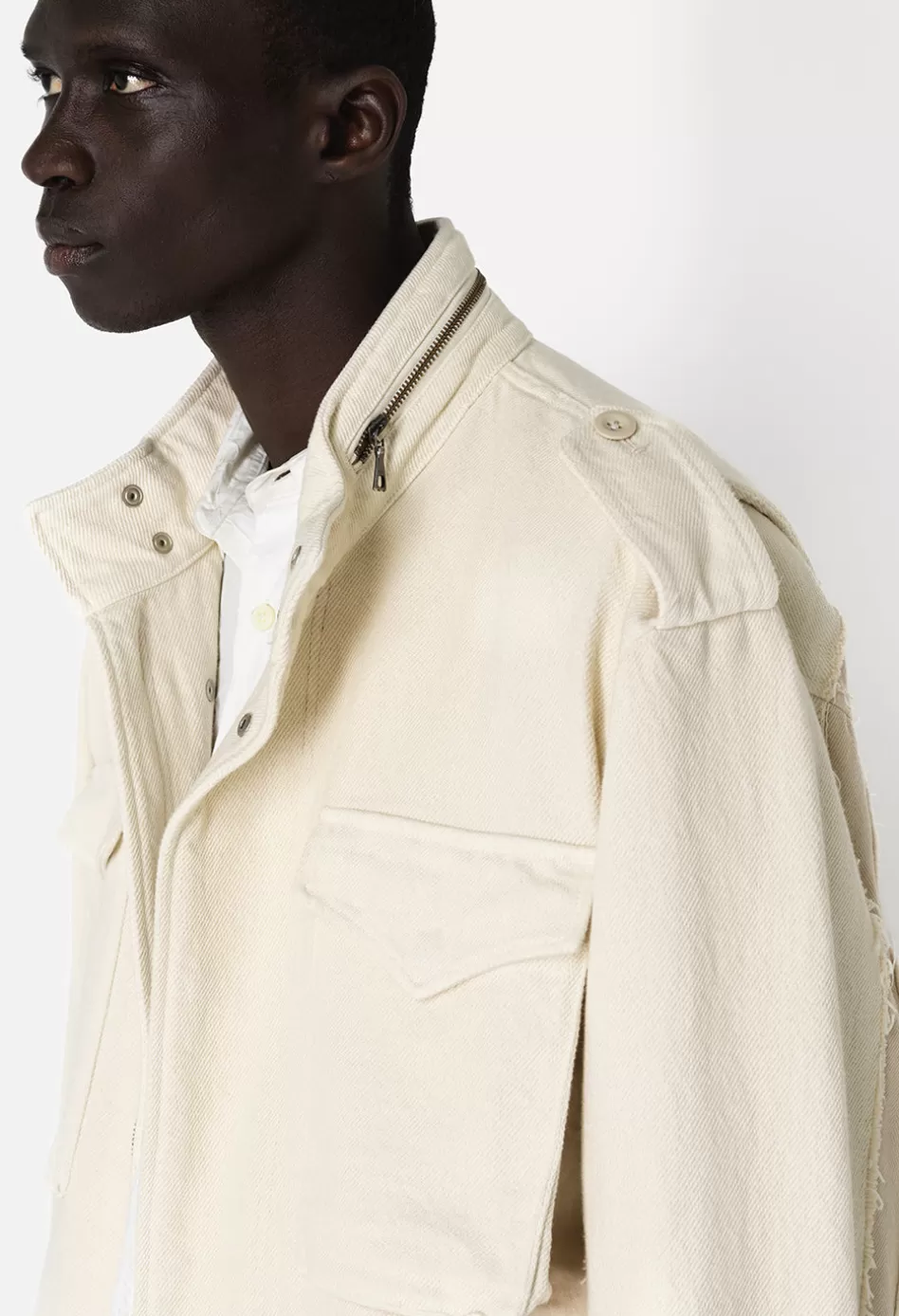 Outlet JOHN ELLIOTT Vintage Slab M-65 Jacket Salt