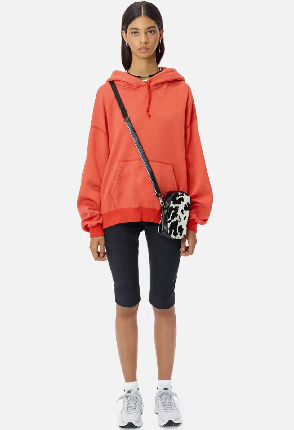 Hot JOHN ELLIOTT Women's Vintage Fleece Hoodie Cardinal