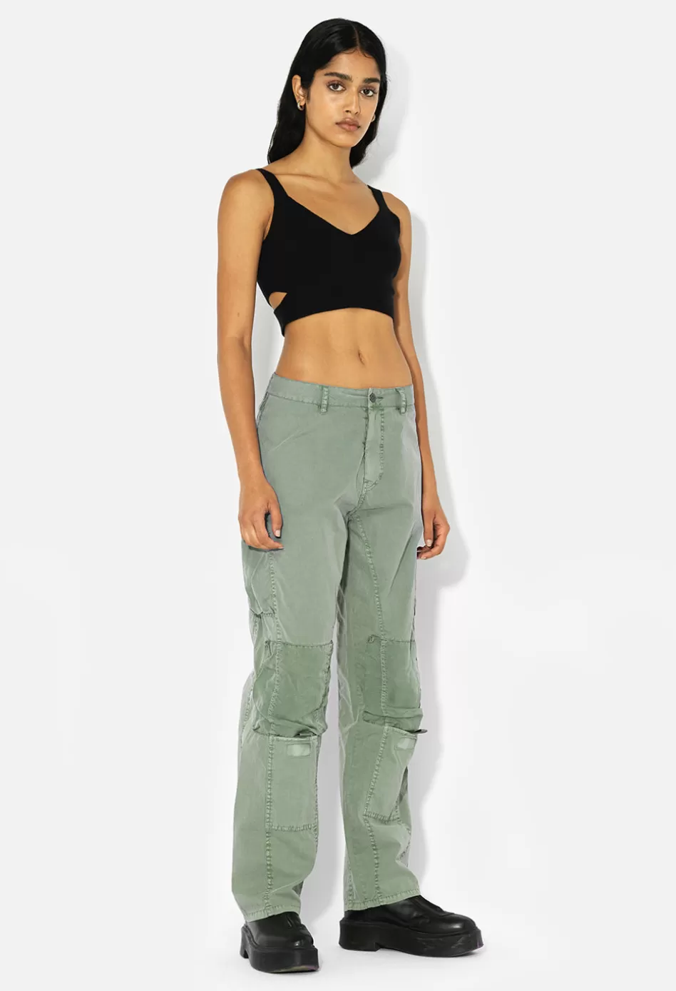 New JOHN ELLIOTT Work Pant Olive